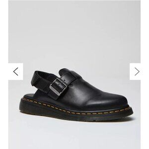 Dr. Martens air wair black Jorge mules clog leather size 10